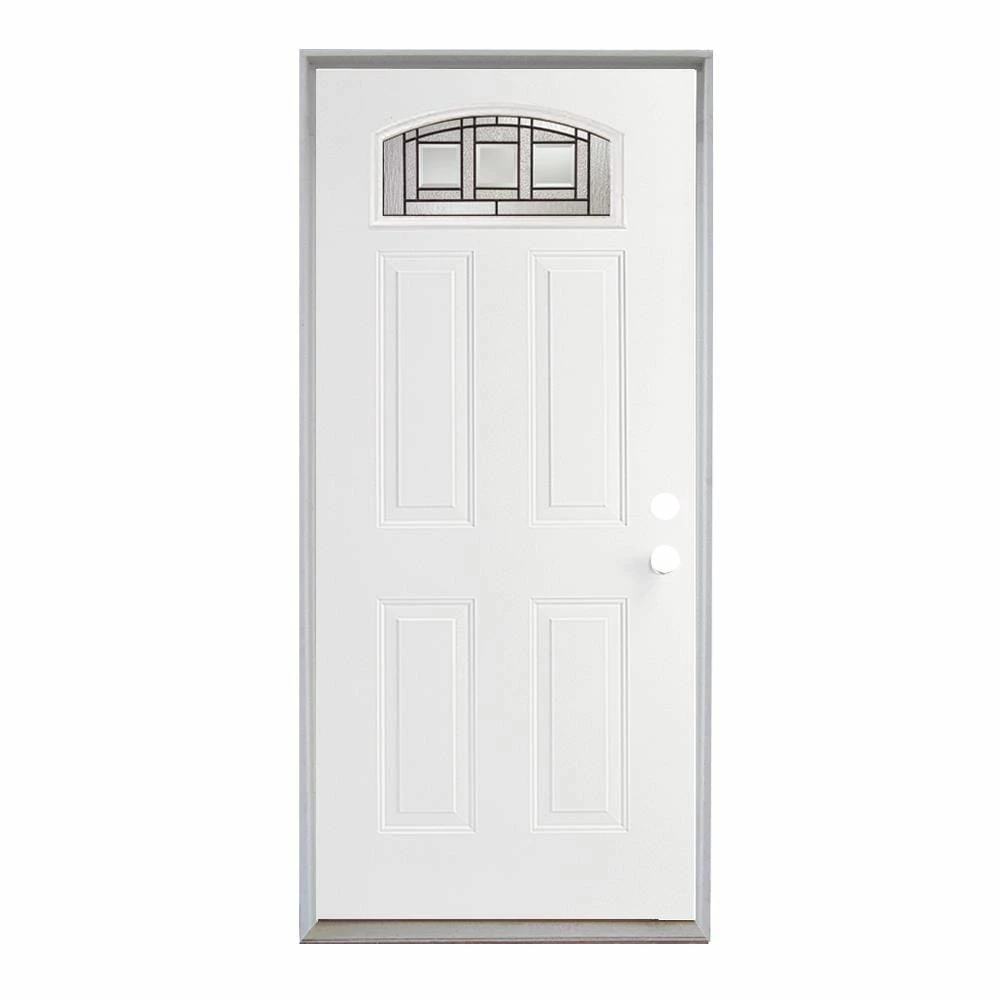 Cheapest π American Building Supply Front Doors Craftsman 36-in x 80-in Steel 1/4 Lite Left-Hand Inswing Primed Prehung Single Front Door with Brickmould Insulating Core π― 1 Cheapest π American Building Supply Front Doors Craftsman 36-in x 80-in Steel 1/4 Lite Left-Hand Inswing Primed Prehung Single Front Door with Brickmould Insulating Core π―