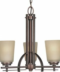 Flash Sale 💯 Progress Lighting Chandeliers Riverside 3-Light Heirloom Craftsman Chandelier ✨