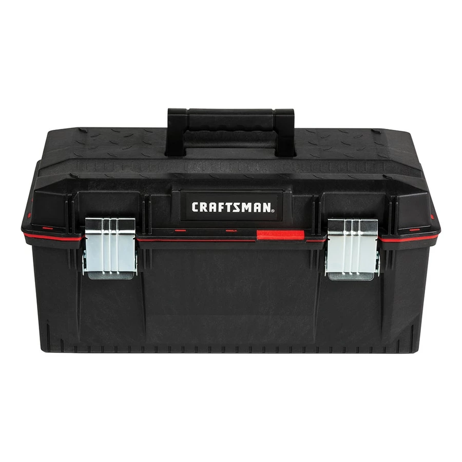 Buy π CRAFTSMAN Portable Tool Boxes PRO 23-in Red Plastic Lockable Tool Box π 1 Buy π CRAFTSMAN Portable Tool Boxes PRO 23-in Red Plastic Lockable Tool Box π