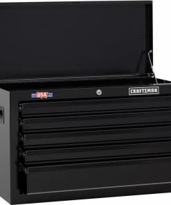 Best Sale 😀 CRAFTSMAN Top Tool Chests 1000 Series 26-in W x 17.25-in H 5-Drawer Steel Tool Chest (Black) 🧨