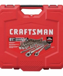 Best reviews of 👏 CRAFTSMAN Mechanics Tool Sets 81-Piece Standard (SAE) and Metric Combination Gunmetal Chrome Mechanics Tool Set (1/4-in; 3/8-in) 👏 -Craftsman Official Shop 08849879