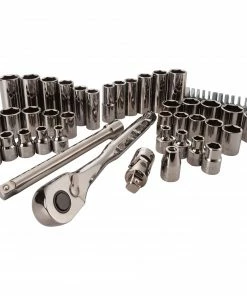 Wholesale π₯ CRAFTSMAN Mechanics Tool Sets 51-Piece Standard (SAE) and Metric Combination Gunmetal Chrome Mechanics Tool Set (3/8-in) β¨
