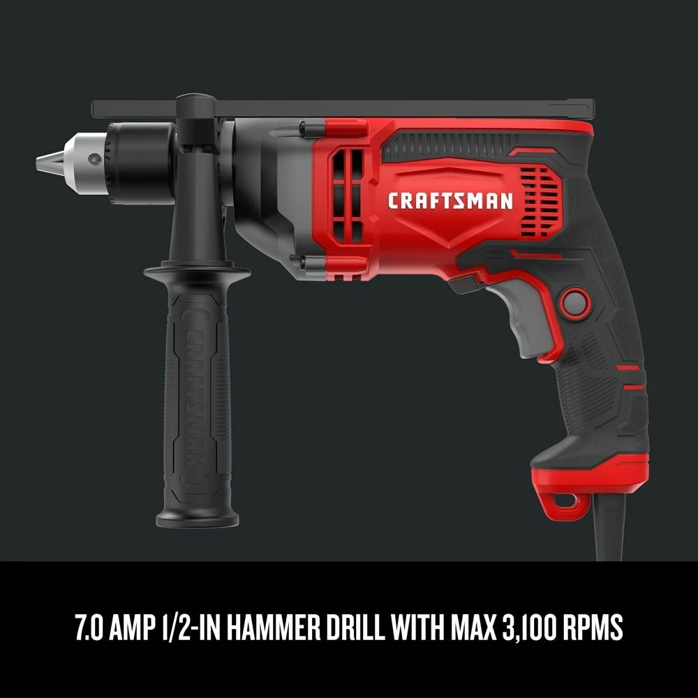 Discount π€© CRAFTSMAN Hammer Drills 1/2-in 7-Amp Corded Hammer Drill (Tool Only) π 3 Discount π€© CRAFTSMAN Hammer Drills 1/2-in 7-Amp Corded Hammer Drill (Tool Only) π - Image 3