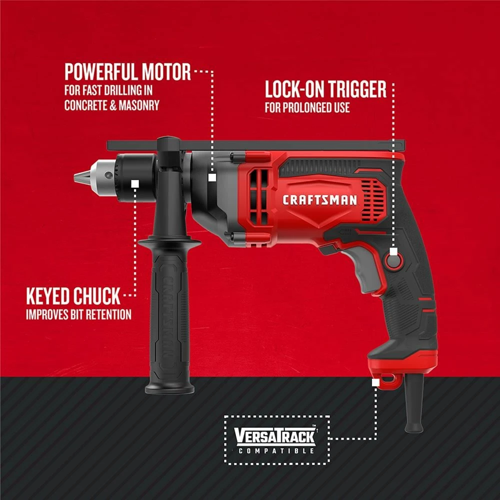 Discount π€© CRAFTSMAN Hammer Drills 1/2-in 7-Amp Corded Hammer Drill (Tool Only) π 2 Discount π€© CRAFTSMAN Hammer Drills 1/2-in 7-Amp Corded Hammer Drill (Tool Only) π - Image 2