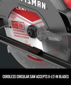 New 🎉 CRAFTSMAN Circular Saws V20 20-Volt Max 6-1/2-in Cordless Compact Saw Circular Saw 🧨 -Craftsman Official Shop 09214336