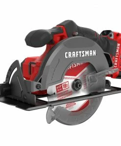Promo 🎉 CRAFTSMAN Circular Saws V20 20-Volt Max 6-1/2-in Cordless Circular Saw Kit Circular Saw (1-Battery and Charger Included) 🎉