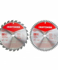 Hot Sale 🔔 CRAFTSMAN Circular Saw Blades 2-Pack 10-in Set High-speed Steel Circular Saw Blade Set 🎁