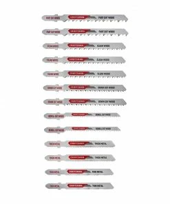 Best deal 👍 CRAFTSMAN Jigsaw Blades 13-Pack Set T-shank High-carbon Steel Jigsaw Blade Set 🛒