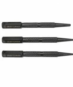 Outlet 😀 CRAFTSMAN Punches Tip Sizes Include 1/32-in, 2/32-in, 3/32-in Nail Set Punch 🛒