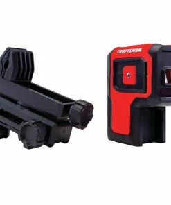 Cheap 𧨠CRAFTSMAN Laser Levels 100-ft Red Beam Self-Leveling Line Generator 3 Spot Laser Level Kit with Plumb Points with Hard Case π