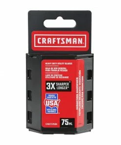 Cheap 🧨 CRAFTSMAN Replacement Utility Blades Carbon Steel 3/4-in Utility Razor Blade(75-Pack) 🌟