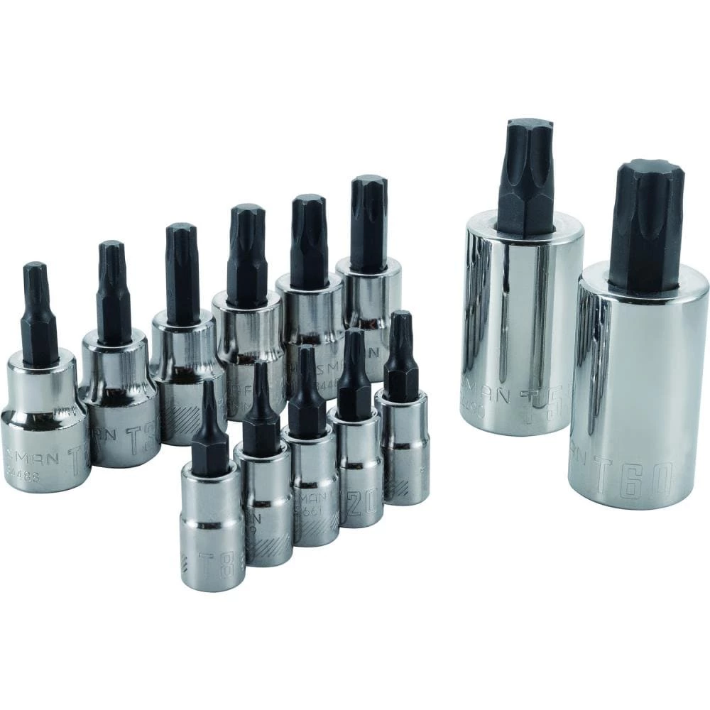 Deals β€οΈ CRAFTSMAN Driver Sockets & Sets 13-Piece 1/4-in; 3/8-in Drive Set Torx Bit Torx Driver Socket Set π 1 Deals β€οΈ CRAFTSMAN Driver Sockets & Sets 13-Piece 1/4-in; 3/8-in Drive Set Torx Bit Torx Driver Socket Set π