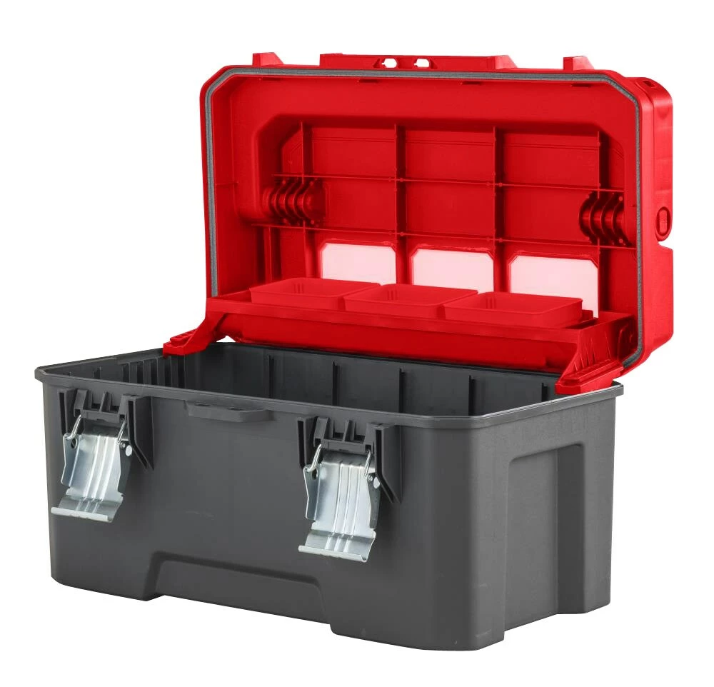 Discount π CRAFTSMAN Portable Tool Boxes PRO 26-in Red Plastic Lockable Tool Box π 3 Discount π CRAFTSMAN Portable Tool Boxes PRO 26-in Red Plastic Lockable Tool Box π - Image 3