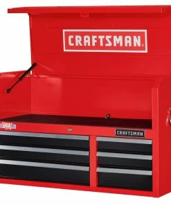 New π CRAFTSMAN Top Tool Chests 2000 Series 40.5-in W x 24.5-in H 6-Drawer Steel Tool Chest (Red) π 20 New π CRAFTSMAN Top Tool Chests 2000 Series 40.5-in W x 24.5-in H 6-Drawer Steel Tool Chest (Red) π -Craftsman Official Shop 09223743 scaled