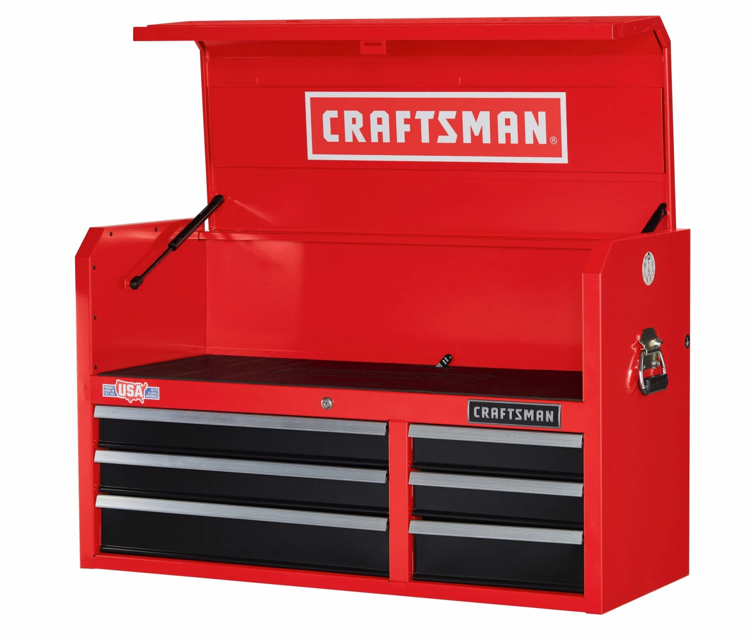 New π CRAFTSMAN Top Tool Chests 2000 Series 40.5-in W x 24.5-in H 6-Drawer Steel Tool Chest (Red) π 3 New π CRAFTSMAN Top Tool Chests 2000 Series 40.5-in W x 24.5-in H 6-Drawer Steel Tool Chest (Red) π - Image 3