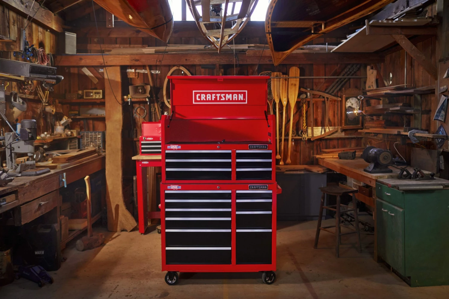New π CRAFTSMAN Top Tool Chests 2000 Series 40.5-in W x 24.5-in H 6-Drawer Steel Tool Chest (Red) π 5 New π CRAFTSMAN Top Tool Chests 2000 Series 40.5-in W x 24.5-in H 6-Drawer Steel Tool Chest (Red) π - Image 5