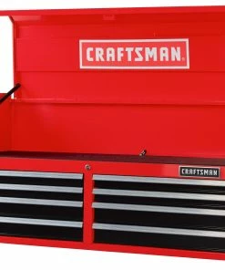Coupon 💯 CRAFTSMAN Top Tool Chests 2000 Series 51.5-in W x 24.5-in H 8-Drawer Steel Tool Chest (Red) ❤️ -Craftsman Official Shop 09223754 scaled