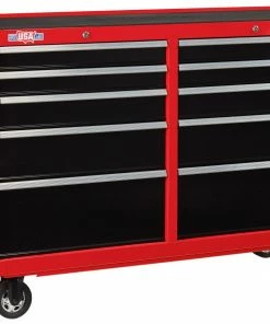 Buy ⌛ CRAFTSMAN Bottom Tool Cabinets 2000 Series 52-in W x 37.5-in H 10-Drawer Steel Rolling Tool Cabinet (Red) 🔥 -Craftsman Official Shop 09223759 scaled
