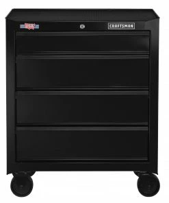Cheap 🌟 CRAFTSMAN Bottom Tool Cabinets 1000 Series 26.5-in W x 32.5-in H 4-Drawer Steel Rolling Tool Cabinet (Black) 🤩 -Craftsman Official Shop 09223817 scaled