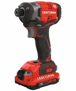 Discount 😀 CRAFTSMAN Impact Drivers V20 20-volt Max Variable Speed Brushless Cordless Impact Driver (2-Batteries Included) 👍 -Craftsman Official Shop 09224537