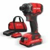 Best deal 🌟 CRAFTSMAN Impact Drivers V20 20-volt Max Variable Speed Brushless Cordless Impact Driver (2-Batteries Included) 👏
