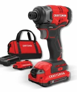 Best deal π CRAFTSMAN Impact Drivers V20 20-volt Max Variable Speed Brushless Cordless Impact Driver (2-Batteries Included) π