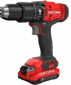 Deals 🔥 CRAFTSMAN Hammer Drills V20 1/2-in 20-volt Max Variable Speed Cordless Hammer Drill (2-Batteries Included) ❤️