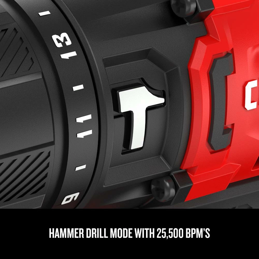 Deals π₯ CRAFTSMAN Hammer Drills V20 1/2-in 20-volt Max Variable Speed Cordless Hammer Drill (2-Batteries Included) β€οΈ 3 Deals π₯ CRAFTSMAN Hammer Drills V20 1/2-in 20-volt Max Variable Speed Cordless Hammer Drill (2-Batteries Included) β€οΈ - Image 3