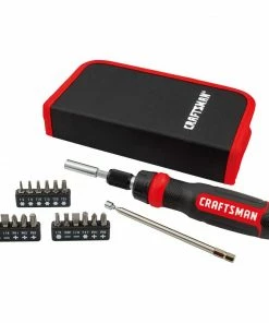 Discount π CRAFTSMAN Screwdrivers 26-Piece Bi-material Handle Ratcheting Set Multi-bit Screwdriver Set π