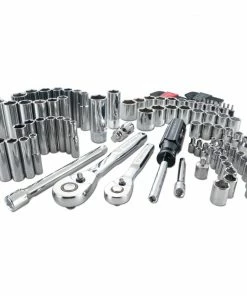 Discount 🔔 CRAFTSMAN Mechanics Tool Sets 105-Piece Standard (SAE) and Metric Combination Polished Chrome Mechanics Tool Set (1/4-in; 3/8-in) 👍