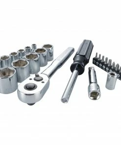 Craftsman Official Shop 32 Hot Sale ๐คฉ CRAFTSMAN Mechanics Tool Sets 24-Piece Standard (SAE) Polished Chrome Mechanics Tool Set (3/8-in;) ๐