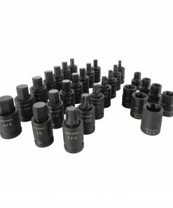 Best Sale 🛒 CRAFTSMAN Impact Sockets & Impact Socket Sets 28-Piece Standard (SAE) and Metric Combination 1/2-in Drive Set 6-Point Impact Socket Set ⌛