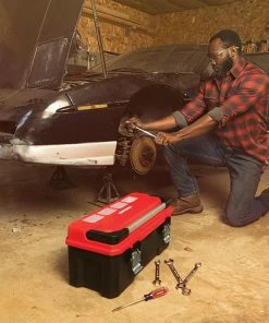 Discount π CRAFTSMAN Portable Tool Boxes PRO 26-in Red Plastic Lockable Tool Box π 22 Discount π CRAFTSMAN Portable Tool Boxes PRO 26-in Red Plastic Lockable Tool Box π -Craftsman Official Shop 09229622