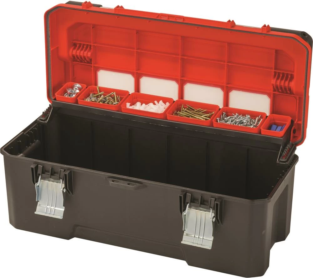 Discount π CRAFTSMAN Portable Tool Boxes PRO 26-in Red Plastic Lockable Tool Box π 8 Discount π CRAFTSMAN Portable Tool Boxes PRO 26-in Red Plastic Lockable Tool Box π - Image 8