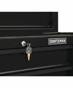 Cheap 🌟 CRAFTSMAN Bottom Tool Cabinets 1000 Series 26.5-in W x 32.5-in H 4-Drawer Steel Rolling Tool Cabinet (Black) 🤩 -Craftsman Official Shop 09229711