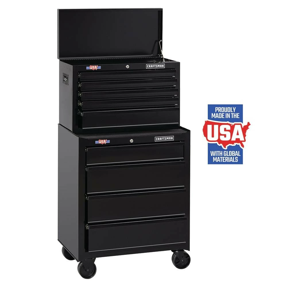 Best Sale ๐ CRAFTSMAN Top Tool Chests 1000 Series 26-in W x 17.25-in H 5-Drawer Steel Tool Chest (Black) ๐งจ 8 Best Sale ๐ CRAFTSMAN Top Tool Chests 1000 Series 26-in W x 17.25-in H 5-Drawer Steel Tool Chest (Black) ๐งจ - Image 8
