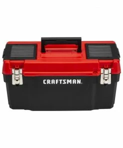Discount β CRAFTSMAN Portable Tool Boxes DIY 20-in Red Plastic Lockable Tool Box π