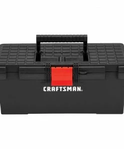 Flash Sale π€© CRAFTSMAN Portable Tool Boxes 16-in Black Plastic Lockable Tool Box π