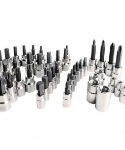 Best Sale ⭐ CRAFTSMAN Driver Sockets & Sets 42-Piece 1/4-in; 3/8-in Drive Set Hex; Torx; Phillips; Flathead Bit Standard (SAE) and Metric Combination Driver Socket Set 🔔