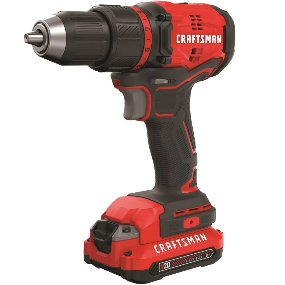 Promo ⭐ CRAFTSMAN Drills V20 20-volt Max 1/2-in Brushless Cordless Drill (1-Battery Included and Charger Included) ⌛ 1 Promo ⭐ CRAFTSMAN Drills V20 20-volt Max 1/2-in Brushless Cordless Drill (1-Battery Included and Charger Included) ⌛