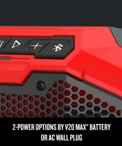 Flash Sale ⭐ CRAFTSMAN Jobsite Radios V20 20-Volt Max Cordless Jobsite Bluetooth Speaker 👏 -Craftsman Official Shop 09236317