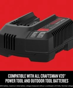 Brand new 😀 CRAFTSMAN Power Tool Batteries & Chargers 20-Volt Max Power Tool Battery Charger ✔️ -Craftsman Official Shop 09241761