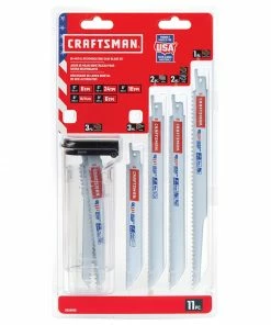 Outlet 🔥 CRAFTSMAN Reciprocating Saw Blades 11-Pack Bi-Metal Set Wood/Metal Cutting Reciprocating Saw Blade Set 🔥