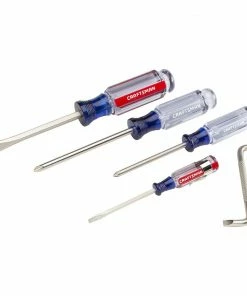 Discount π CRAFTSMAN Screwdrivers 5-Piece Acetate Handle Set Screwdriver Set β€οΈ