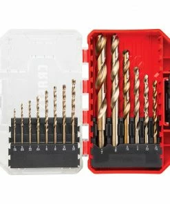 Best deal β¨ CRAFTSMAN Twist Drill Bits 14-Piece Assorted x Set Gold Ferrous Coated Hss Twist Drill Bit Set π