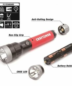 Best reviews of ❤️ CRAFTSMAN Flashlights LED flashlight 700-Lumen LED Spotlight Flashlight (Battery Included) 💯 -Craftsman Official Shop 09390064