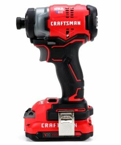 Discount 😀 CRAFTSMAN Impact Drivers V20 20-volt Max Variable Speed Brushless Cordless Impact Driver (2-Batteries Included) 👍 -Craftsman Official Shop 09613559