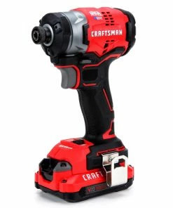 Discount 😀 CRAFTSMAN Impact Drivers V20 20-volt Max Variable Speed Brushless Cordless Impact Driver (2-Batteries Included) 👍 -Craftsman Official Shop 09613560