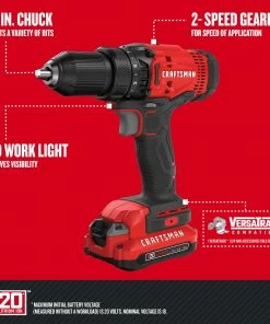 New π CRAFTSMAN Power Tool Combo Kits V20 4-Tool 20-Volt Max Power Tool Combo Kit with Soft Case (2-Batteries Included and Charger Included) β¨ 30 New π CRAFTSMAN Power Tool Combo Kits V20 4-Tool 20-Volt Max Power Tool Combo Kit with Soft Case (2-Batteries Included and Charger Included) β¨ -Craftsman Official Shop 09653162