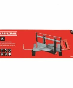 Budget ⭐ CRAFTSMAN Miter Boxes 22-in Blade x 8-in D Metal Miter Box 🤩 -Craftsman Official Shop 09677504
